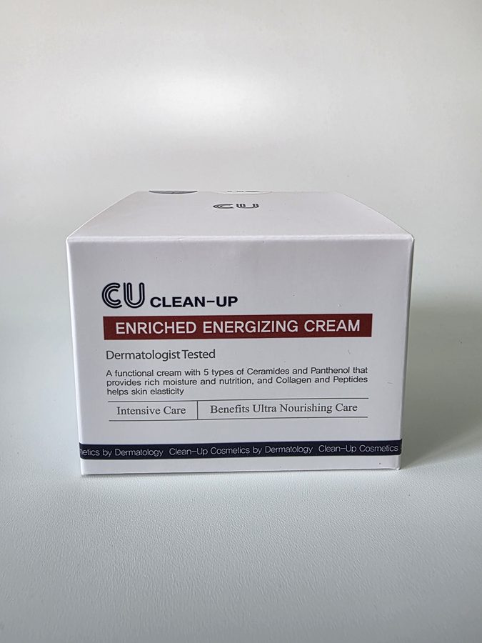 Омолаживающий Концентрированный Крем с Пептидами и Церамидами CU CLEAN-UP Enriched Energizing Cream