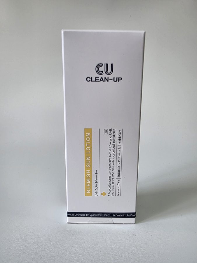 Дневной Успокаивающий Крем-Лосьон CU CLEAN-UP Blemish Sun Lotion SPF 50+ PA++++