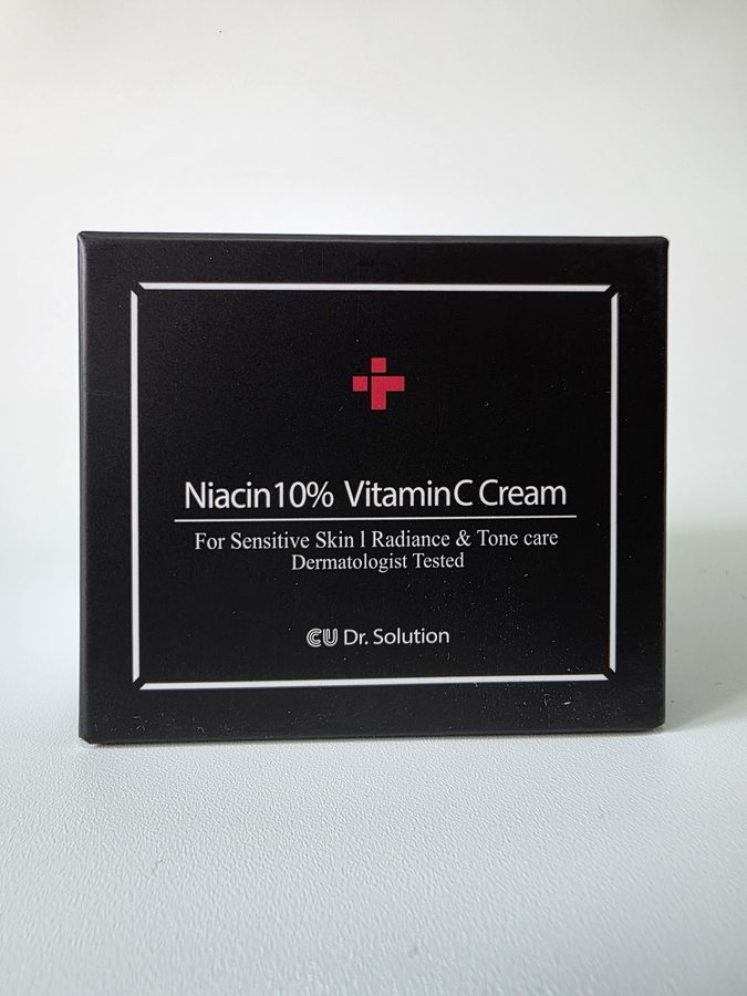 Обновляющий Крем с Ниацинамидом 10% и Витамином С CU DR.SOLUTION Niacin 10% Vitamin C Cream