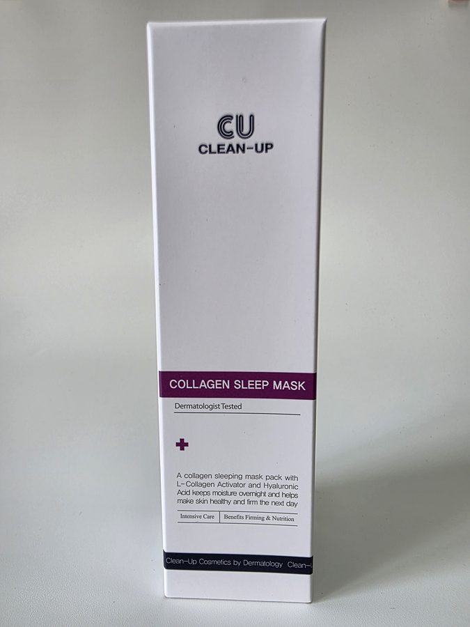 Ночная Лифтинг Маска с Коллагеном и Пептидами CU CLEAN-UP Collagen Sleep Mask